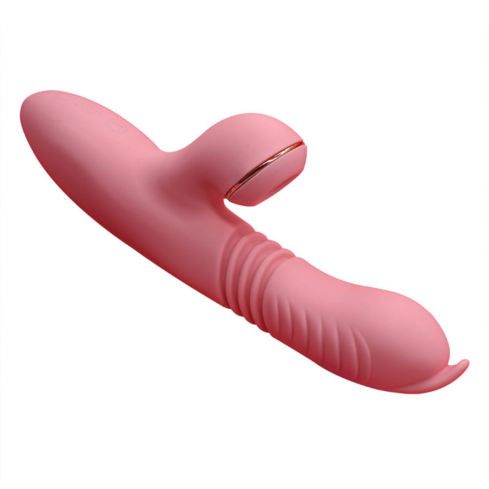 Fully Automatic Retractable Sucking And Heated Vibrator IFZBH003
