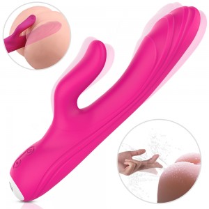 OEM Best Silicone Realistic Penis Products –  Silicone Double Stimulation Vibrator Faux Finger Masturbation Stick EFZDH005 – Instasex