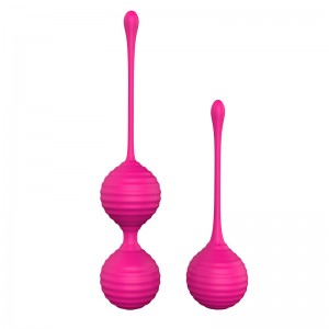 Buy Cheap Cock Massage Rings Pricelist –  All Silicone Inclusive Horizontal Stripes Vaginal Exercise Ball ,Kegel Ball EFQDH002 – Instasex