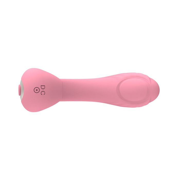 The Waterproof G Spot Vibration Flap Vibrator With Clitoral Suction IFZBH001